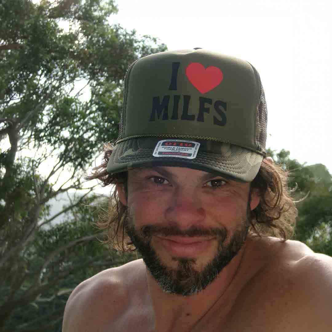 I ❤️ Milfs Camo Trucker