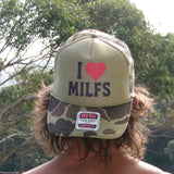 I ❤️ Milfs Camo Trucker