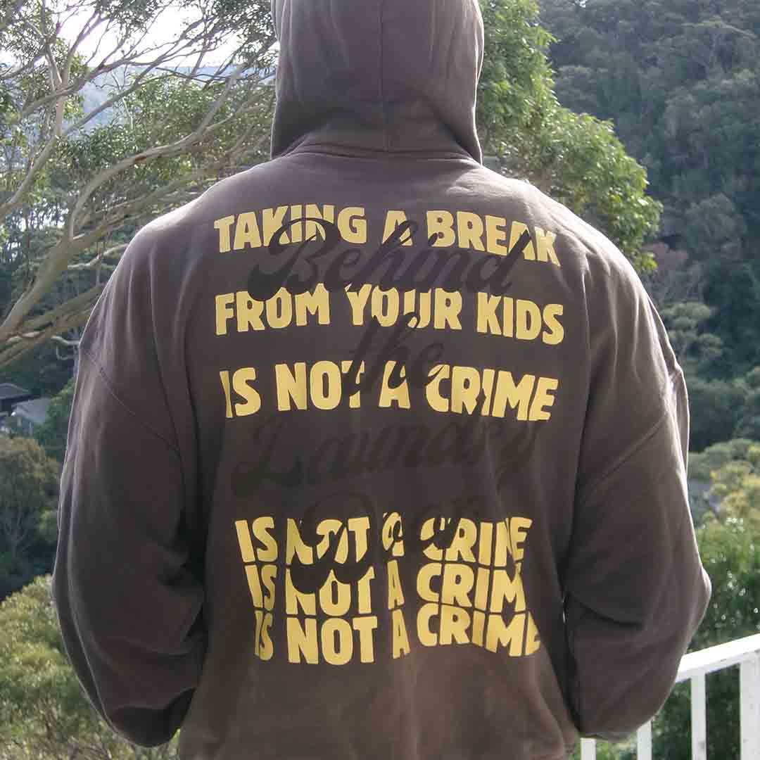 Mother Zip Hoodie - Charcoal