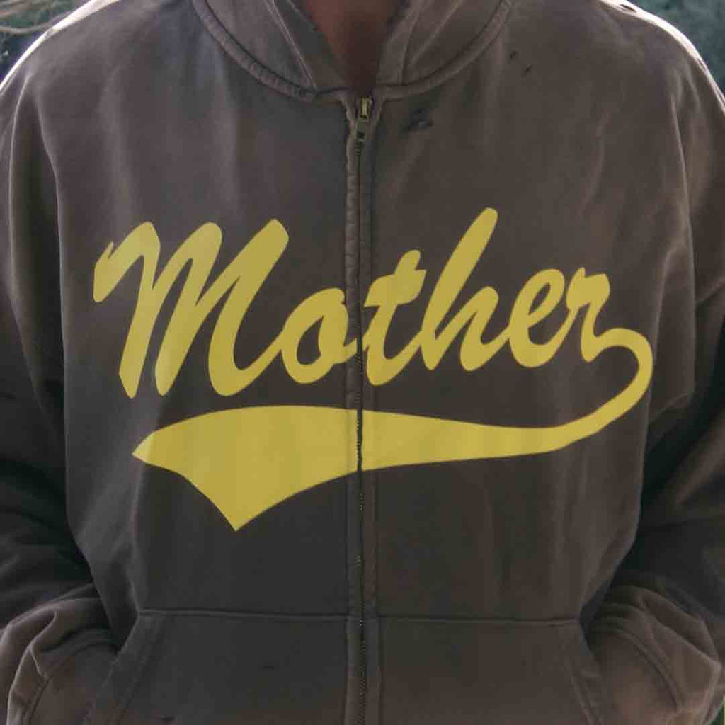 Mother Zip Hoodie - Charcoal