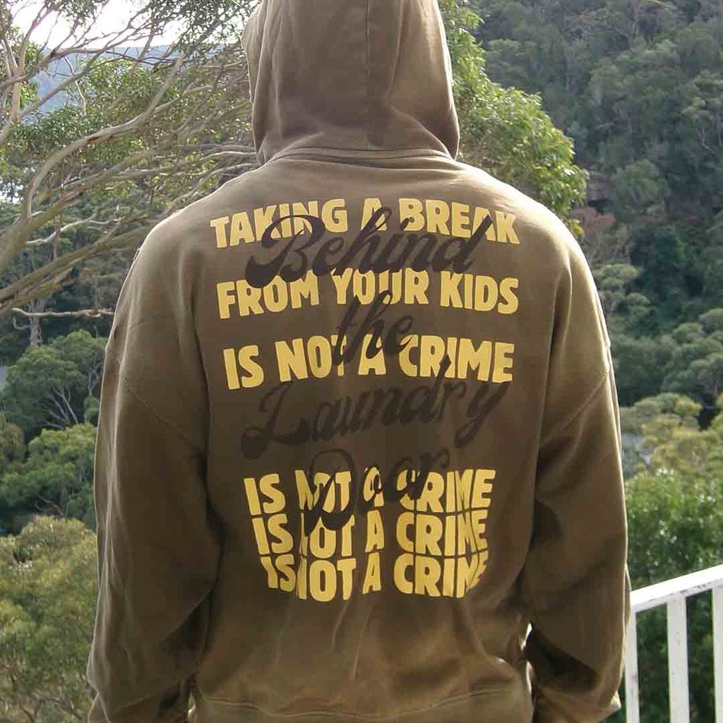 Mother Zip Hoodie - Olive