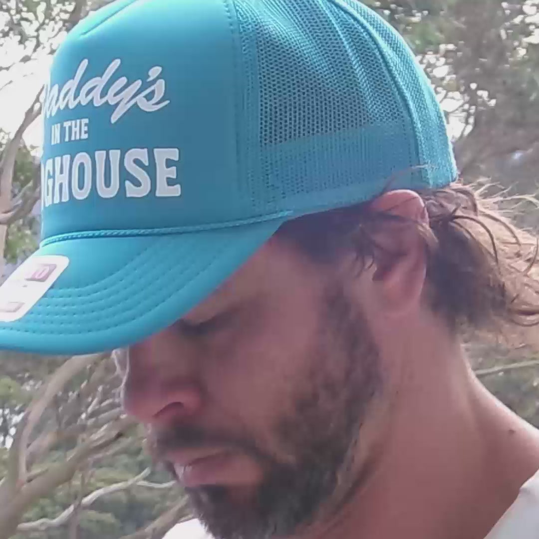 Daddy's in the Dog House Trucker Cap - Blue