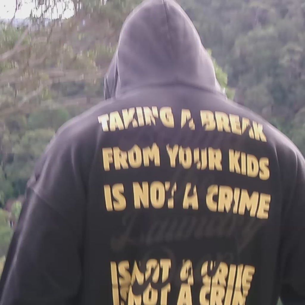 Mother Zip Hoodie - Black